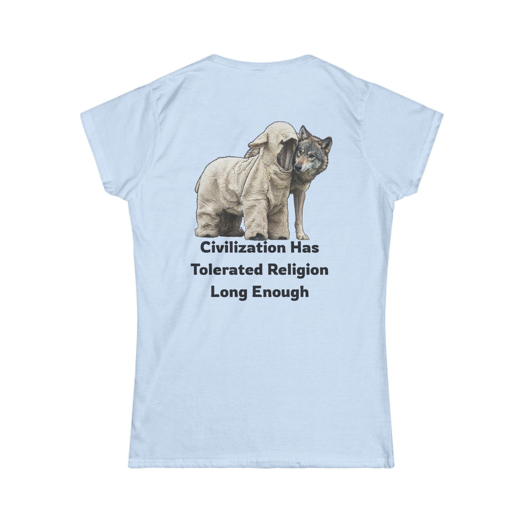 "Civilization Tolerated Religion" Women's Tee
