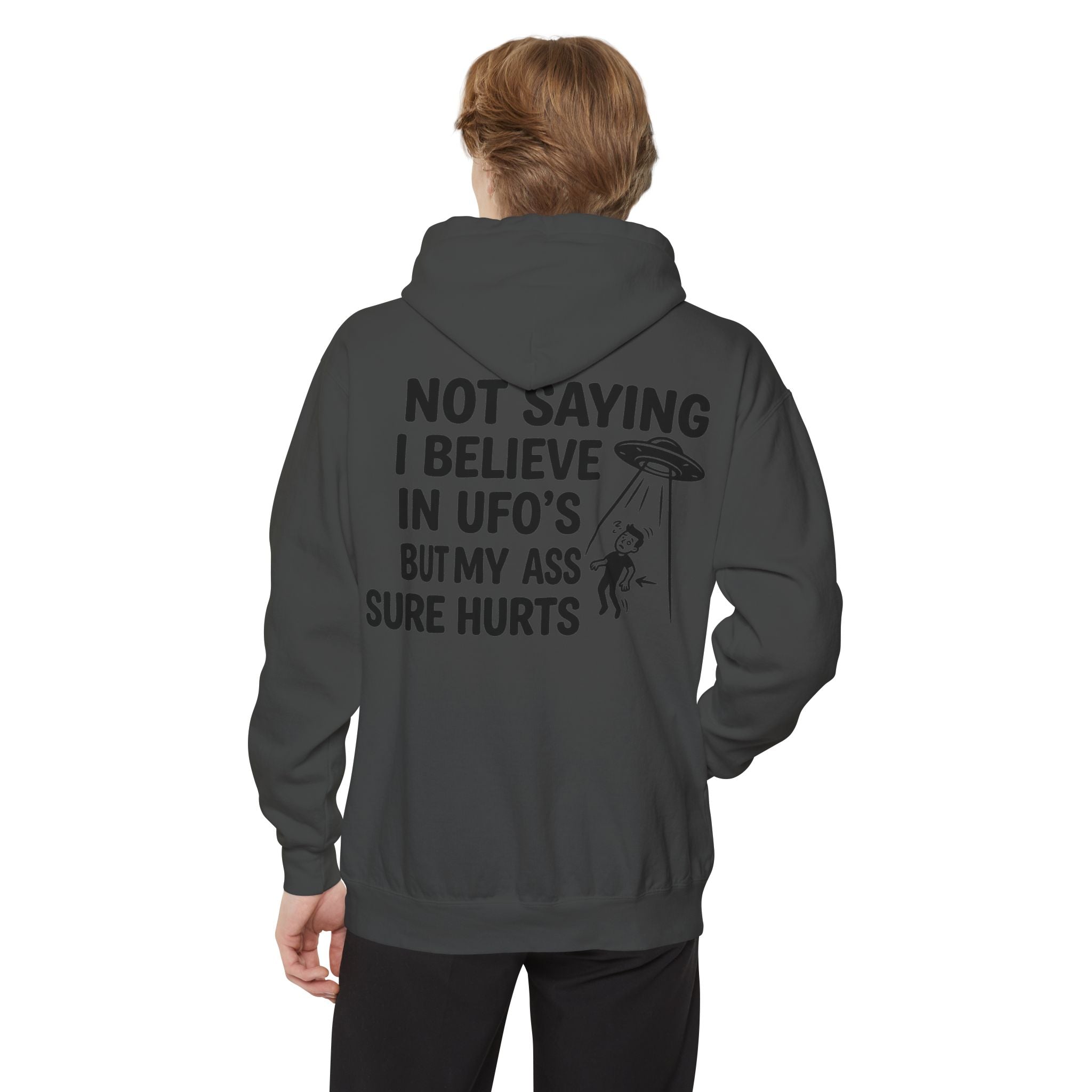 "UFO's" Garment-Dyed Hoodie
