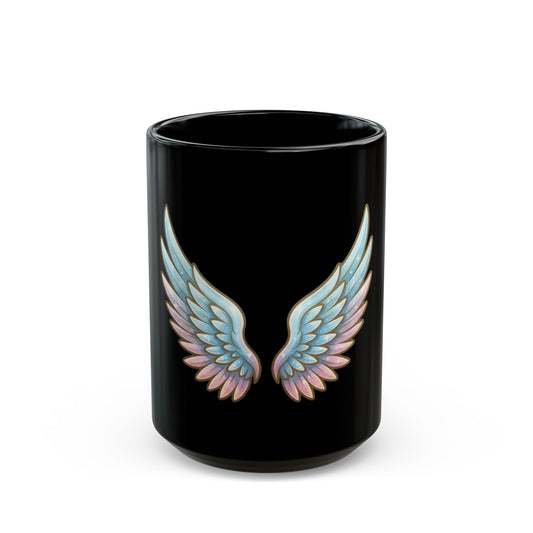 "Santa Said I Was Good" Black Ceramic Mug — Graphic