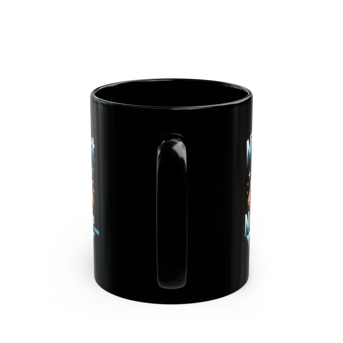 "Nice List Nominee" Black Ceramic Mug