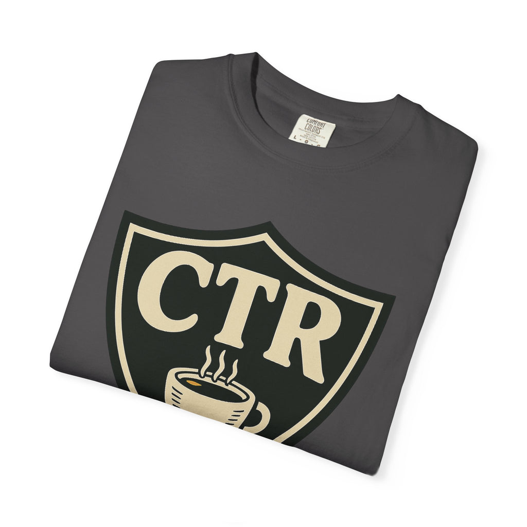 "CTR: Choose The Right... Coffee" Unisex Garment-Dyed T-shirt