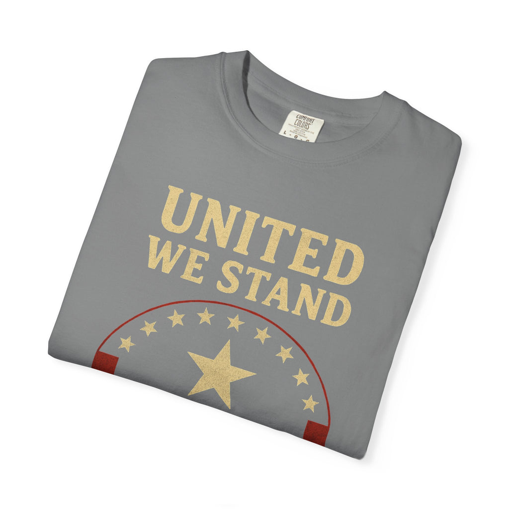 "Divided We Fall" Unisex Garment-Dyed T-shirt