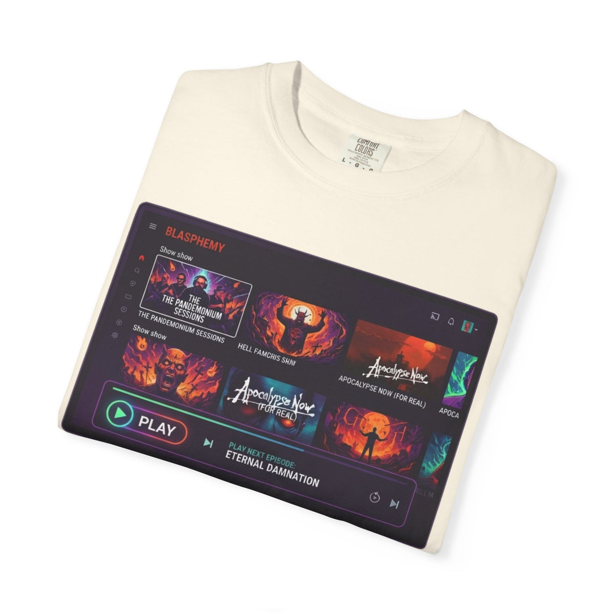 "Good Book Series Blasphemy & Chill" Unisex Garment-Dyed Tee