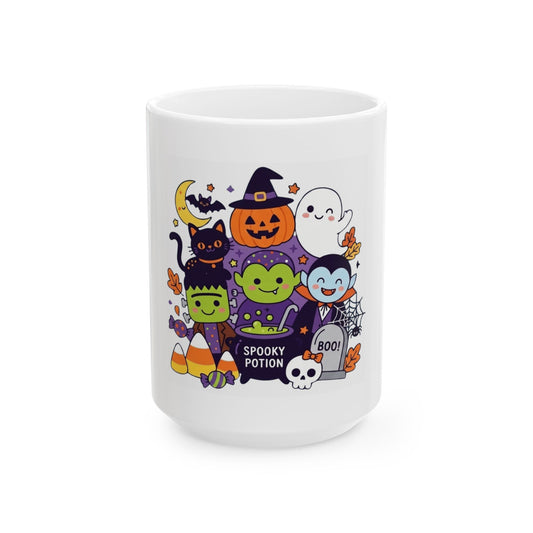 "Spooky Potion" White Ceramic Mug