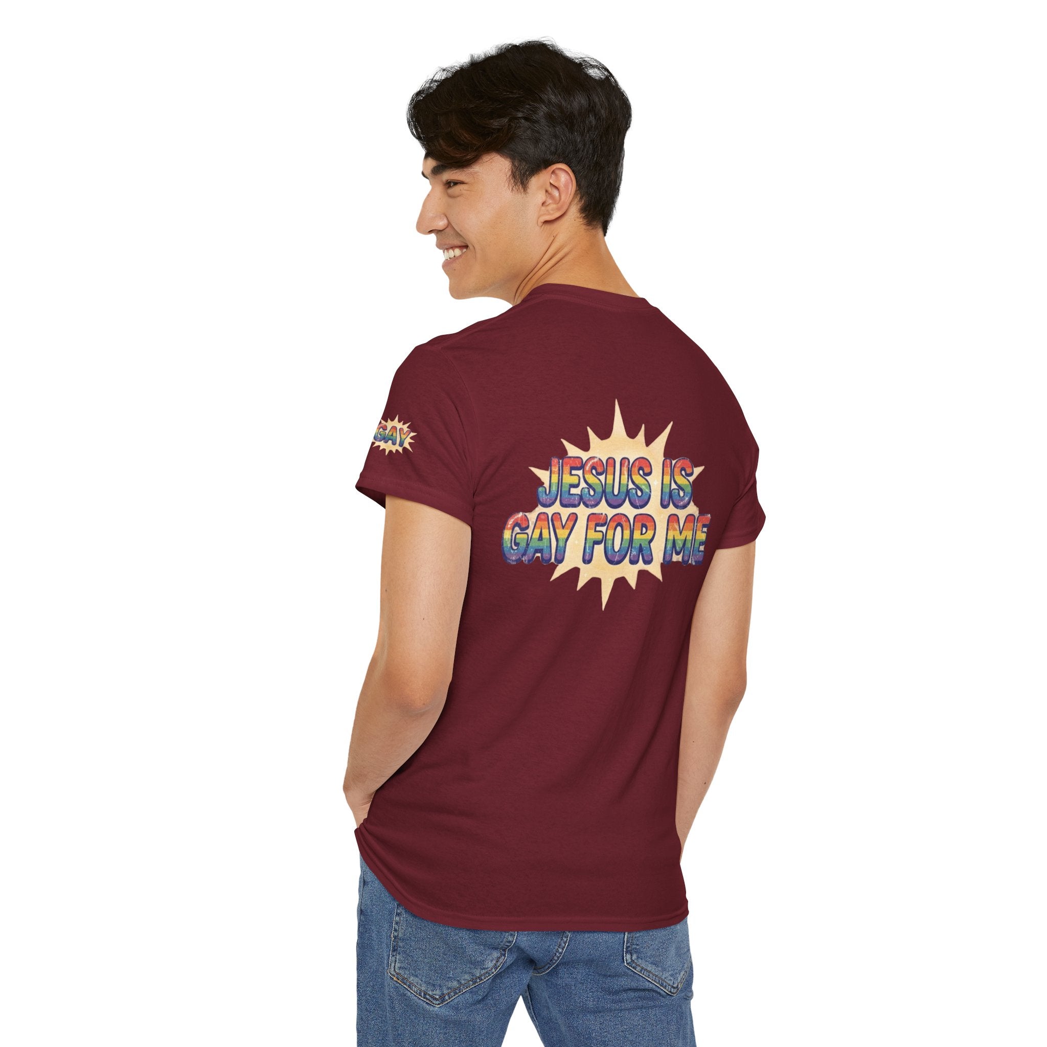 "Jesus is Gay For Me" Premium Graphic Tee