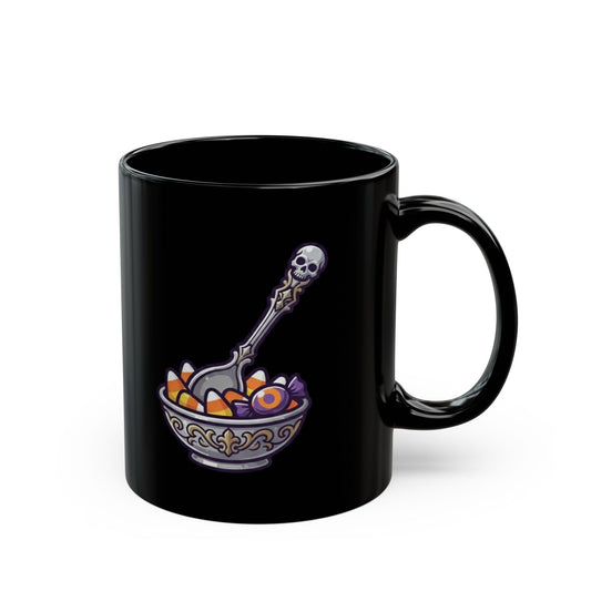 "This Is My Body" Black Ceramic Mug — Graphic