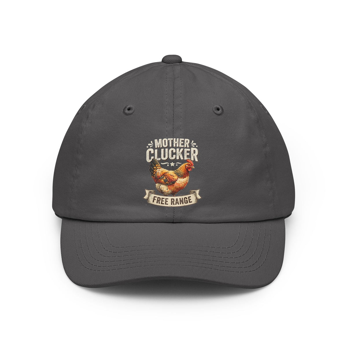 Color: Charcoal | Mother Clucker Dad Hat — Graphic