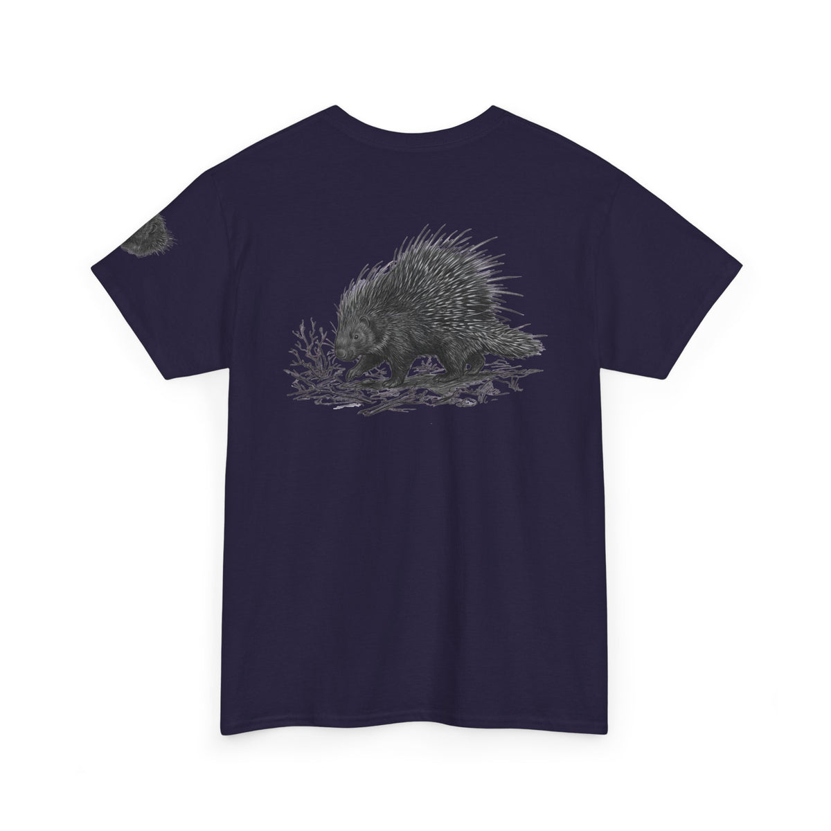 "Pencil Sketch Art Porcupine" Premium Graphic Tee