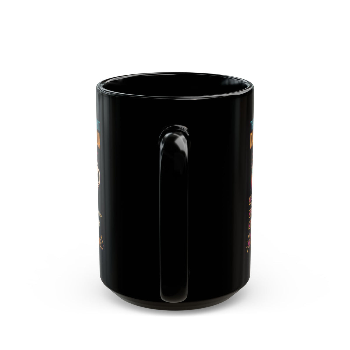 "Cancer One Day At A Time" Black Ceramic Mug