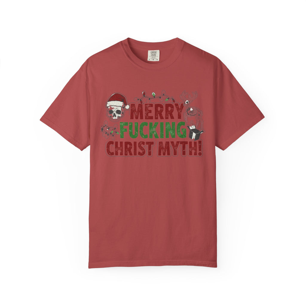 "MF Christ Myth" Unisex Garment-Dyed T-shirt
