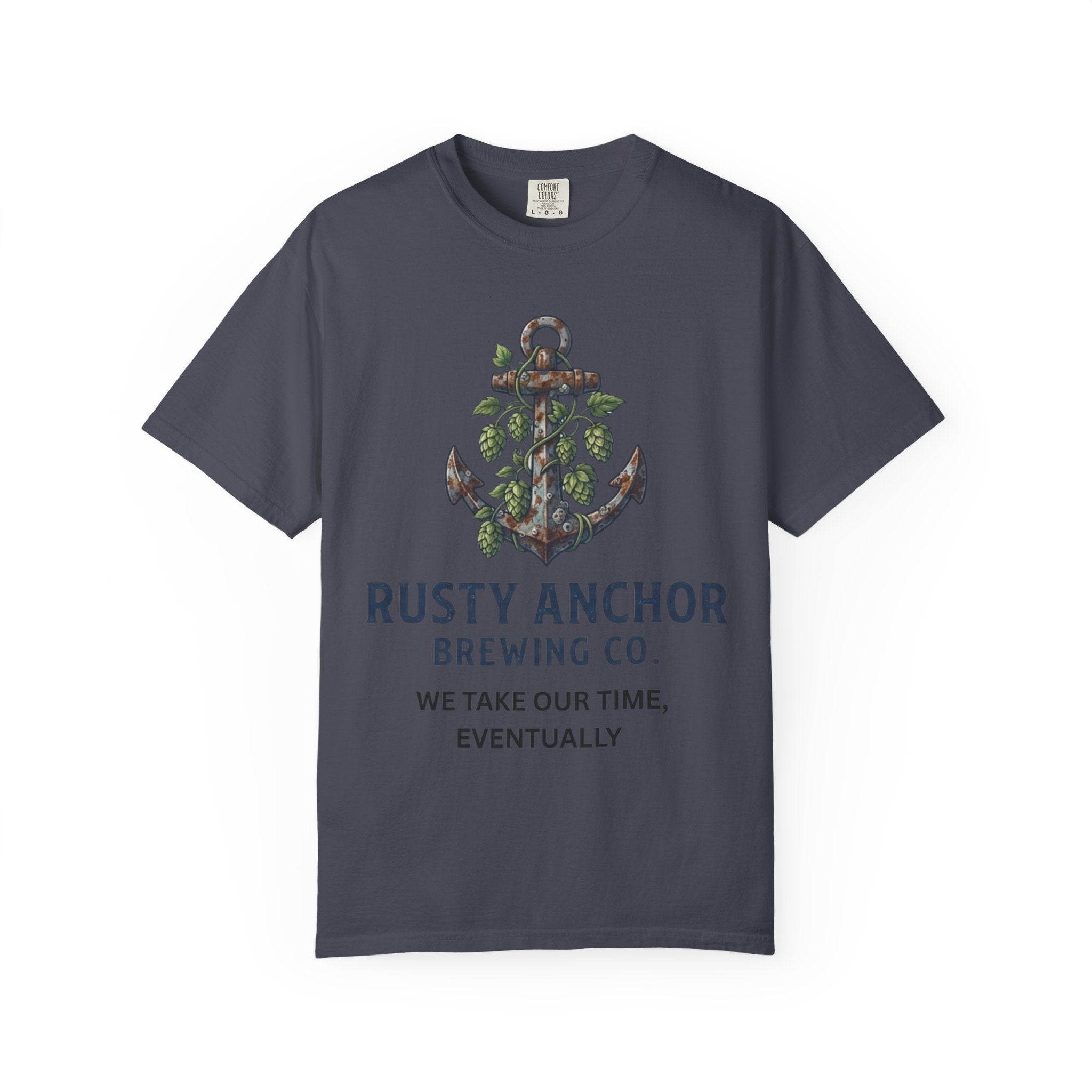 "Rusty Anchor Brewing" Unisex Garment-Dyed Tee