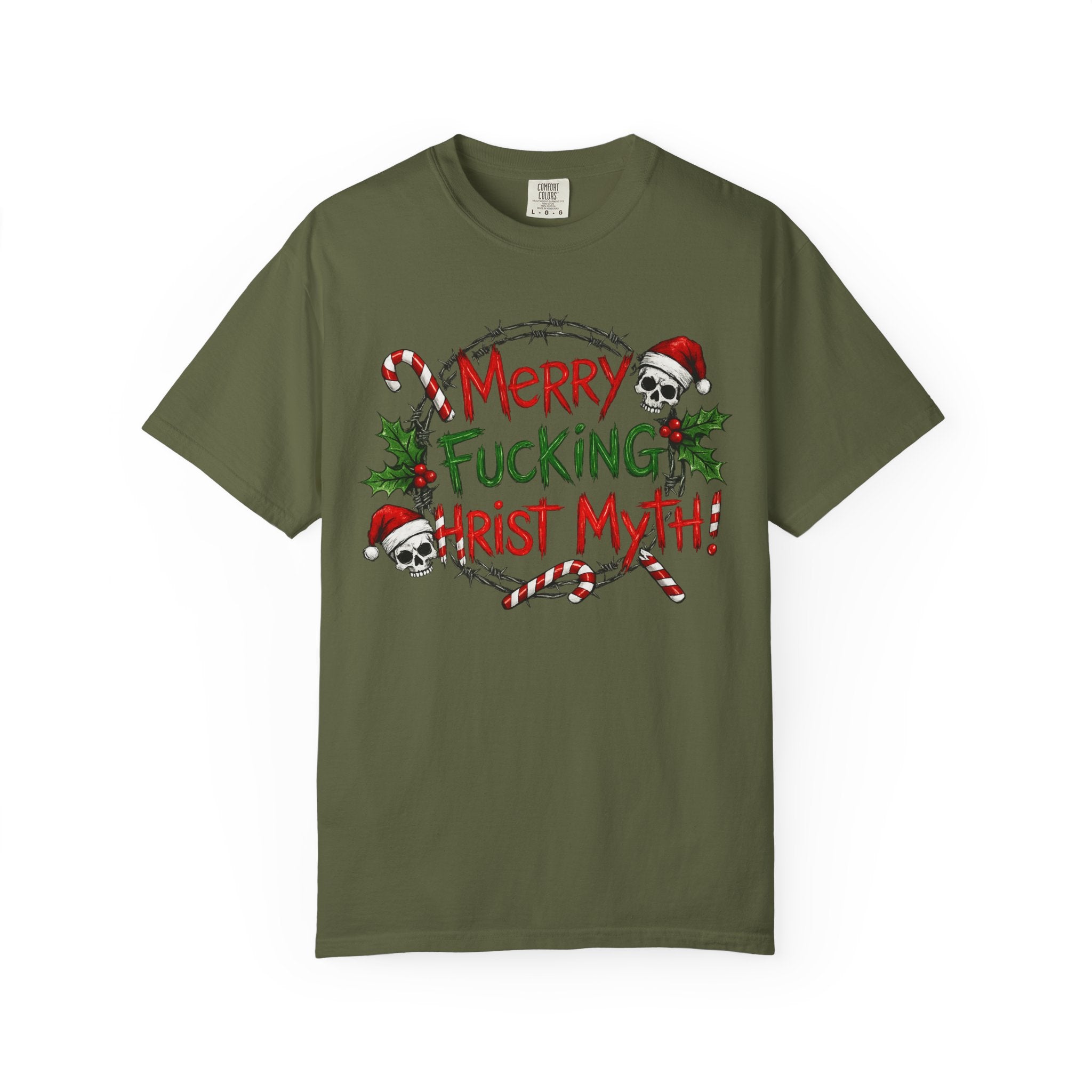 The Christ Myth Files | Garment-Dyed Tee — AttitudeShirts
