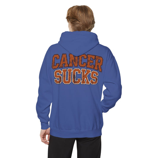 "Cancer Sucks" Garment-Dyed Hoodie