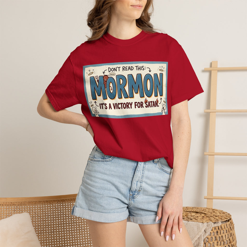 "Victory for Satan T-Shirt" Unisex Garment-Dyed T-shirt