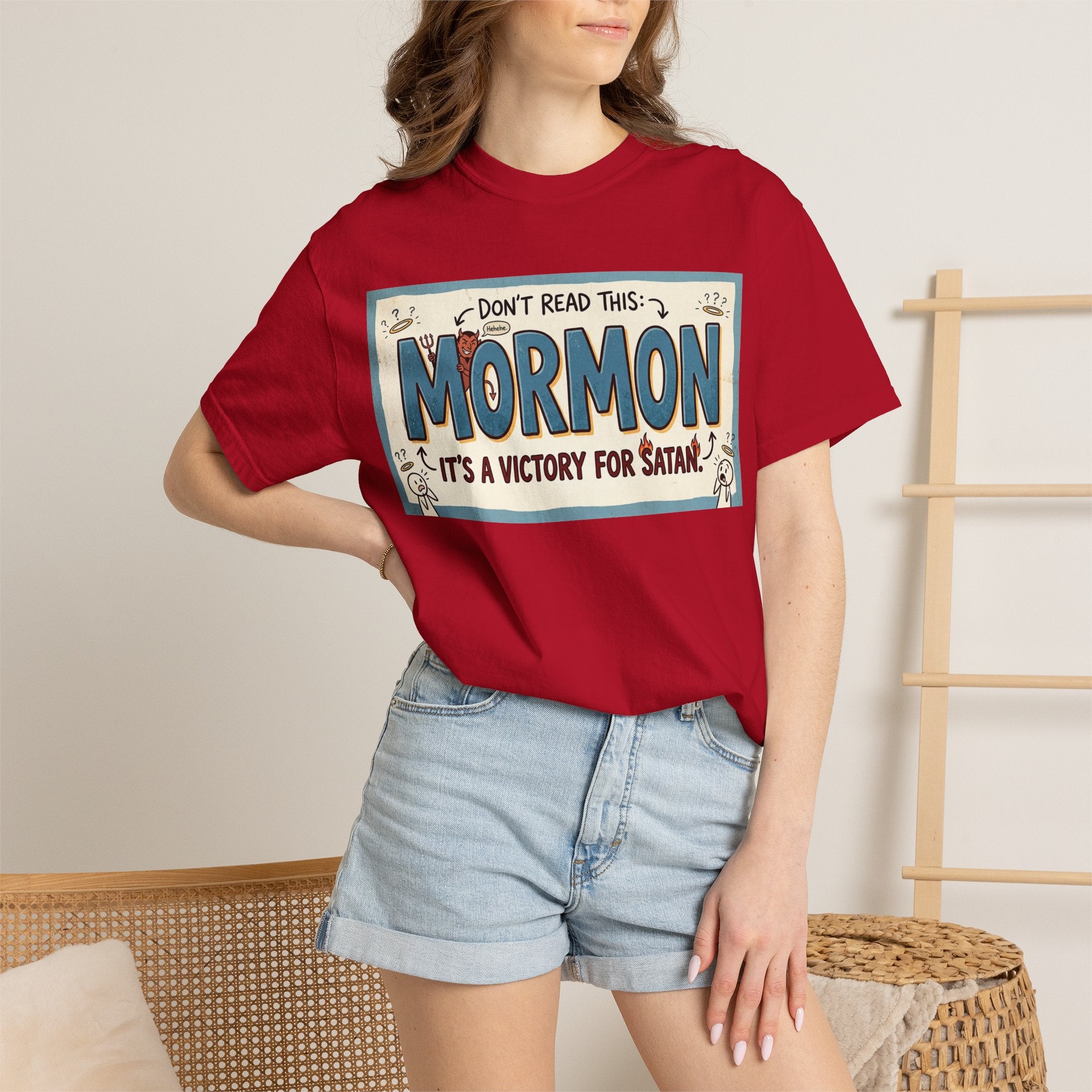 "Victory for Satan T-Shirt" Unisex Garment-Dyed T-shirt