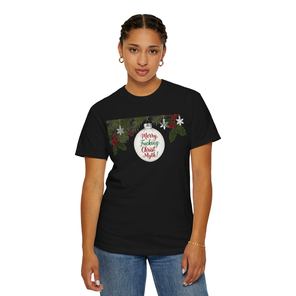 "MF Christ Myth" Unisex Garment-Dyed T-shirt