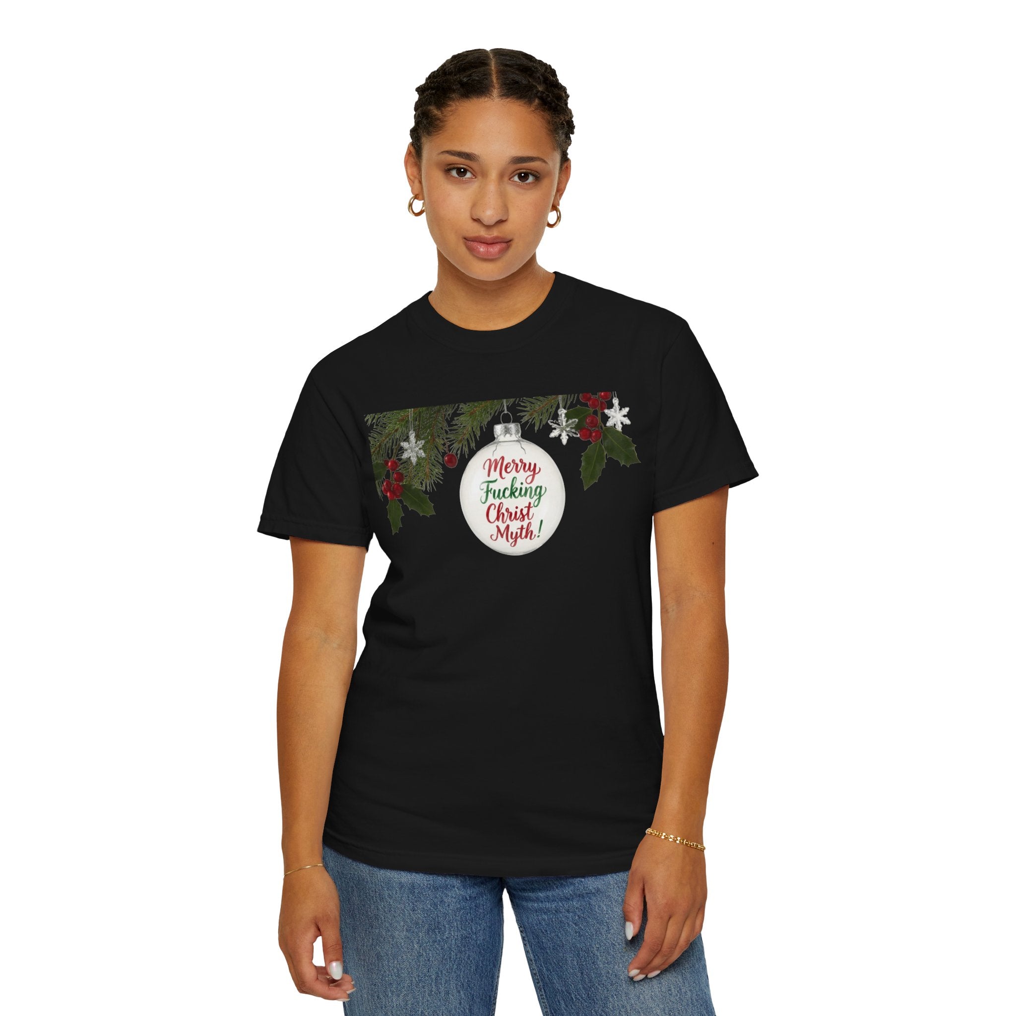"MF Christ Myth" Unisex Garment-Dyed T-shirt