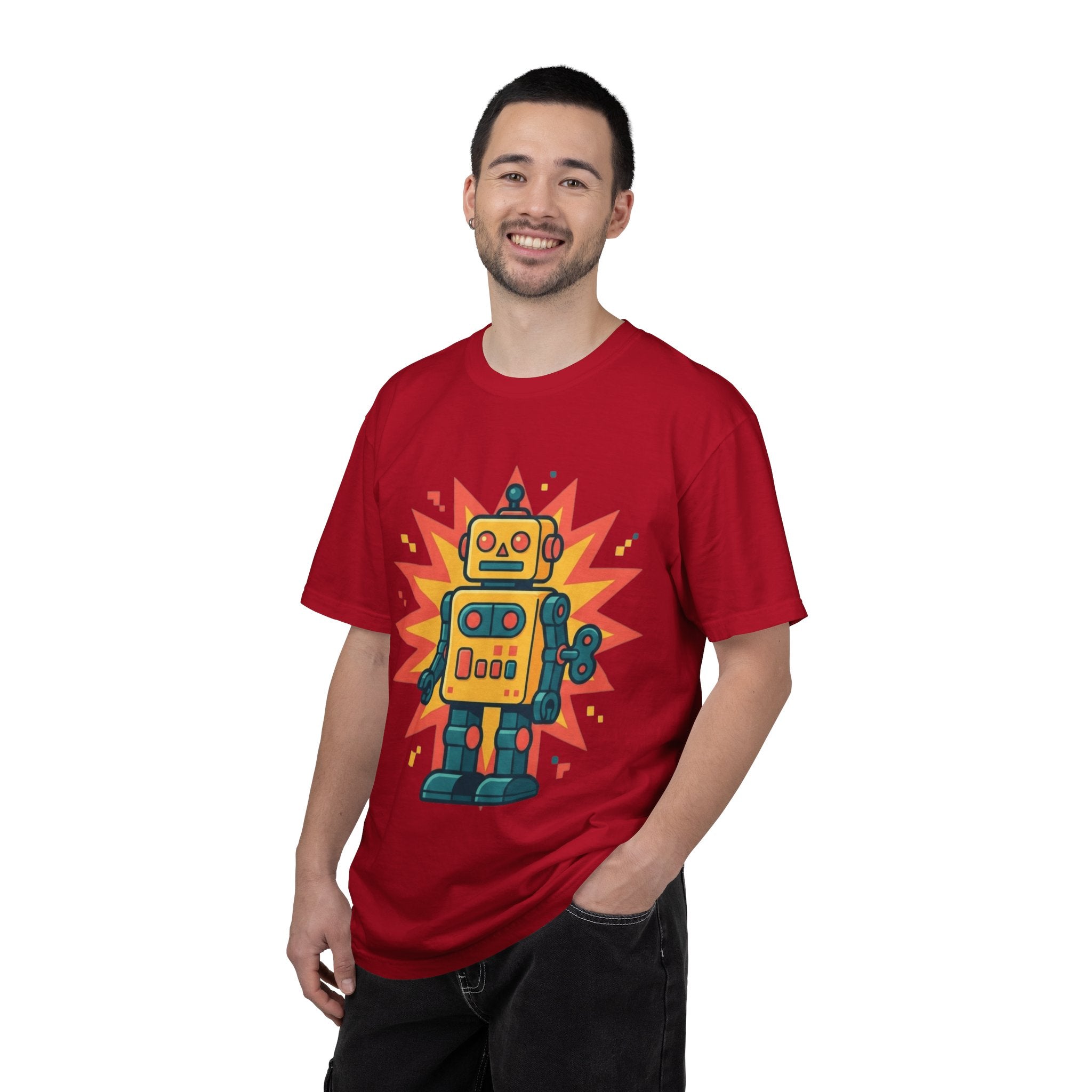 "Toy Robot" Unisex Garment-Dyed Tee