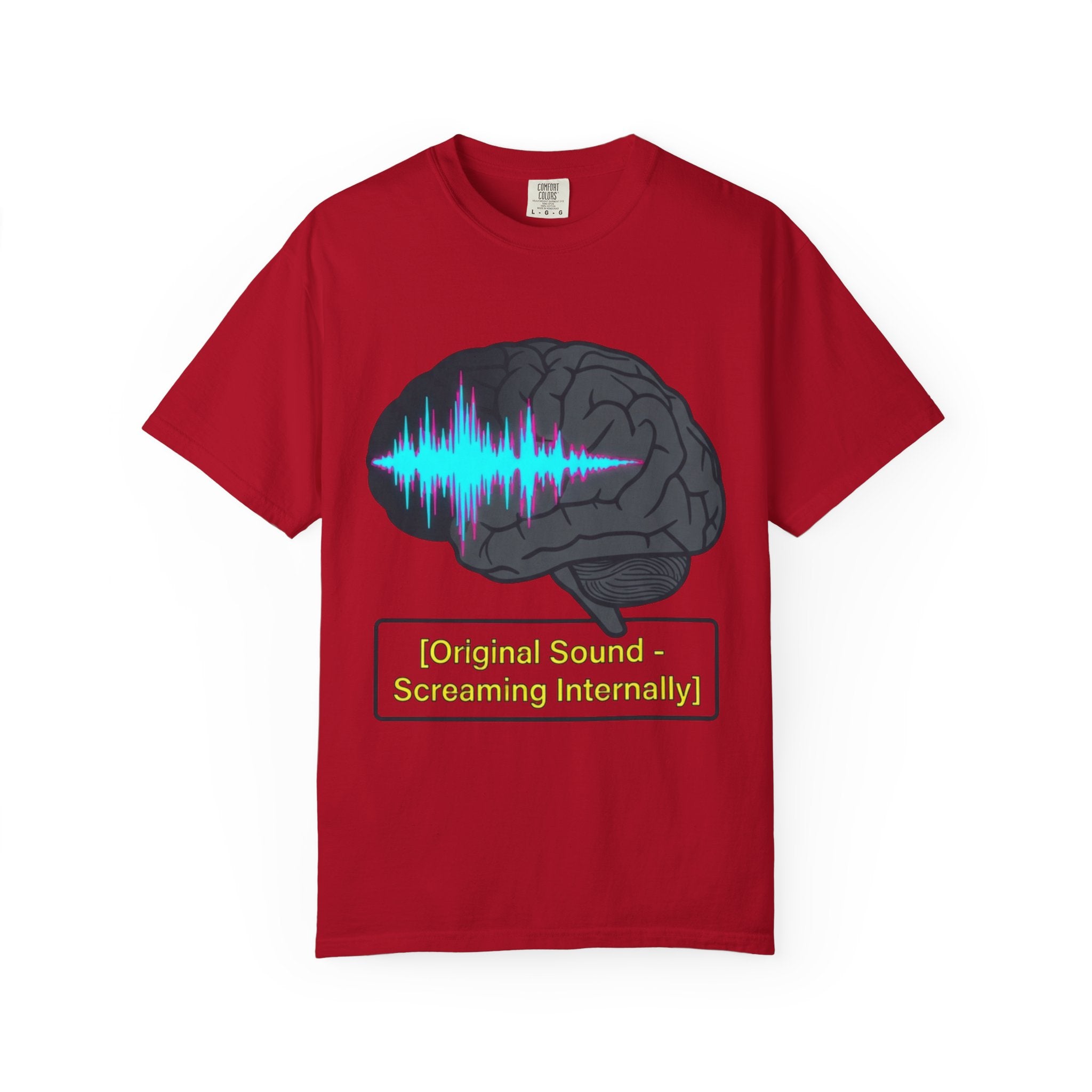"Screaming Internally" Unisex Garment-Dyed Tee