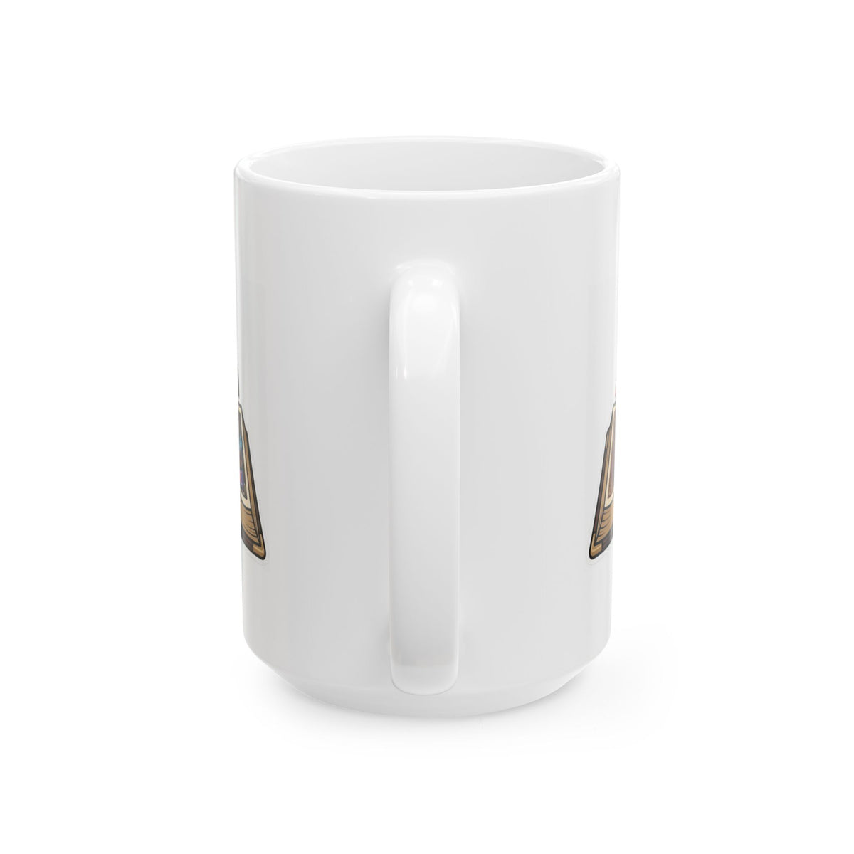 "Working For The Sweet Stuff" White Ceramic Mug — Graphic