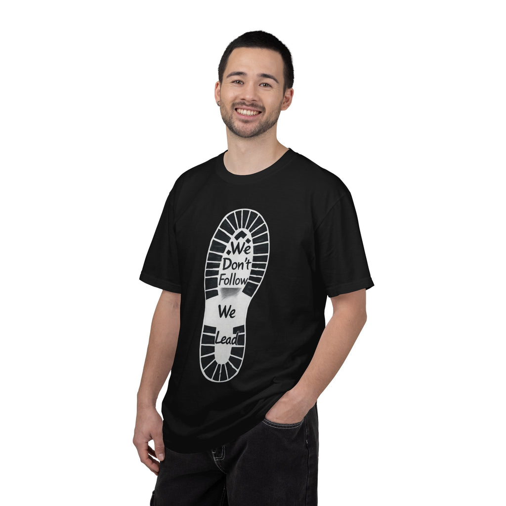 "We Don't Follow-We Lead" Unisex Garment-Dyed T-shirt