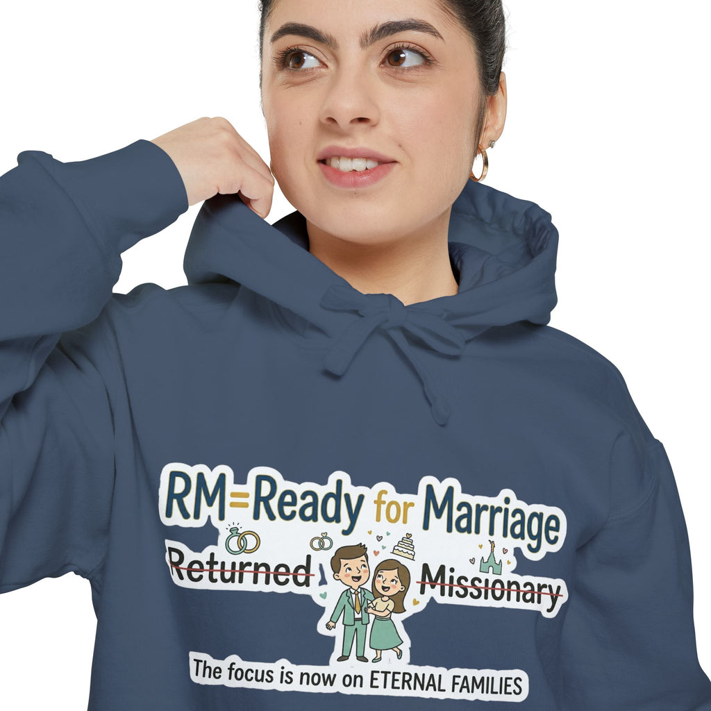 RM: Ready for Marriage (Probably Not) | Garment-Dyed Hoodie — AttitudeShirts