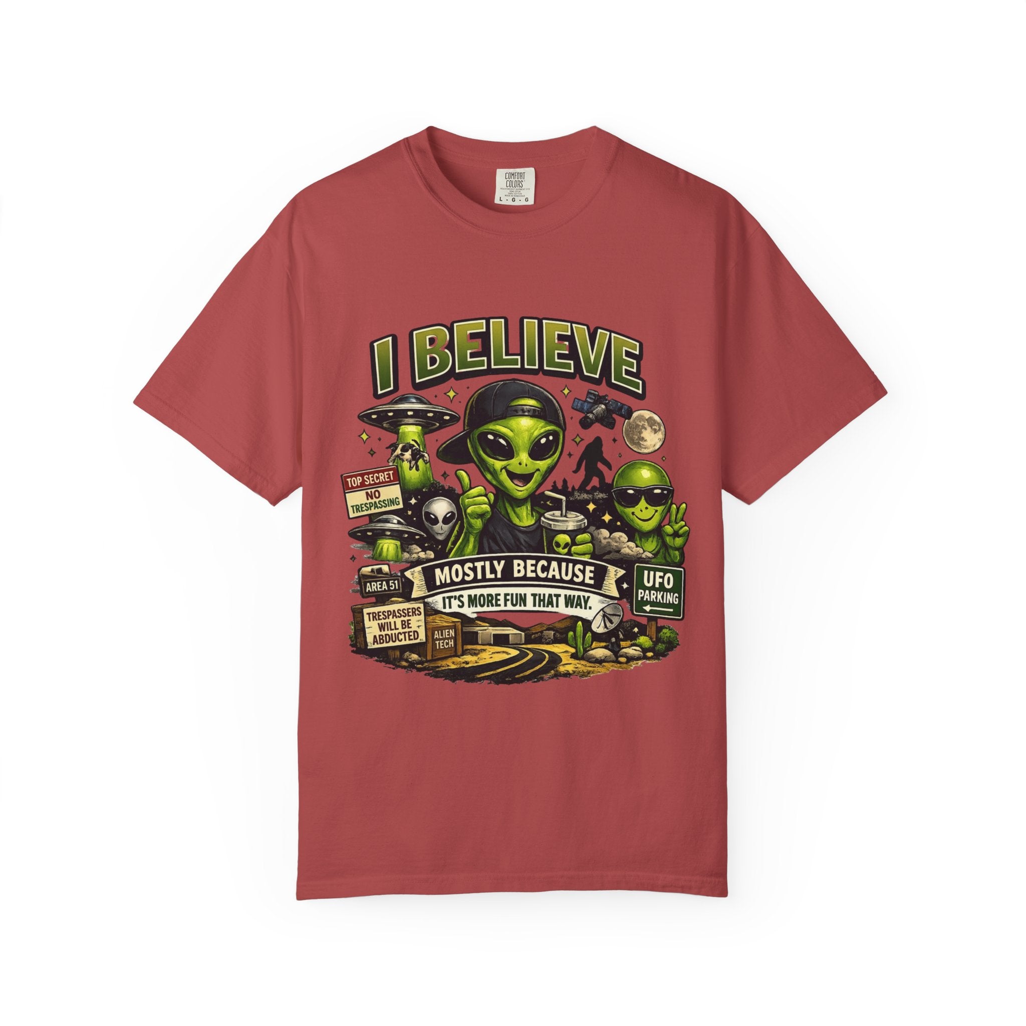 "I Believe" Unisex Garment-Dyed Tee