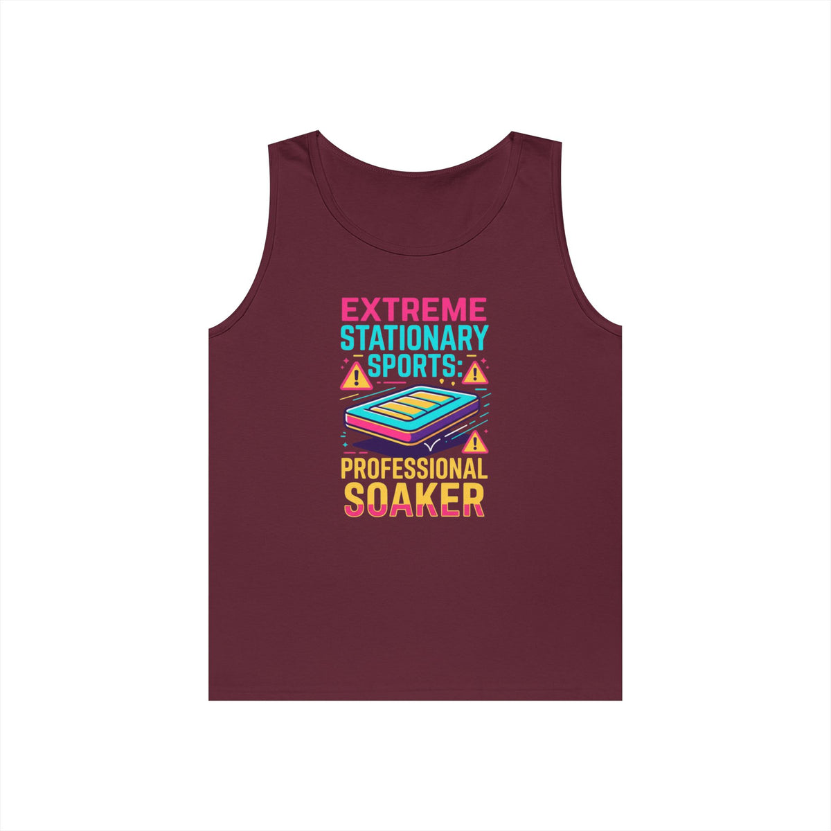 Color: Maroon | Professional Soaker Tank Top