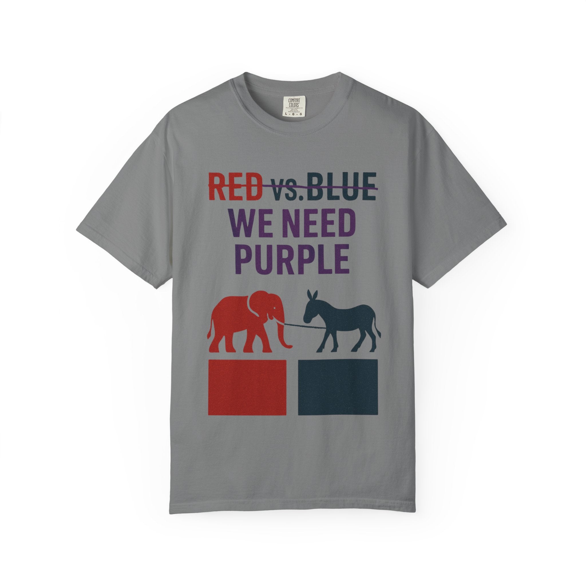 "he Lesser Evil Election" Unisex Garment-Dyed T-shirt