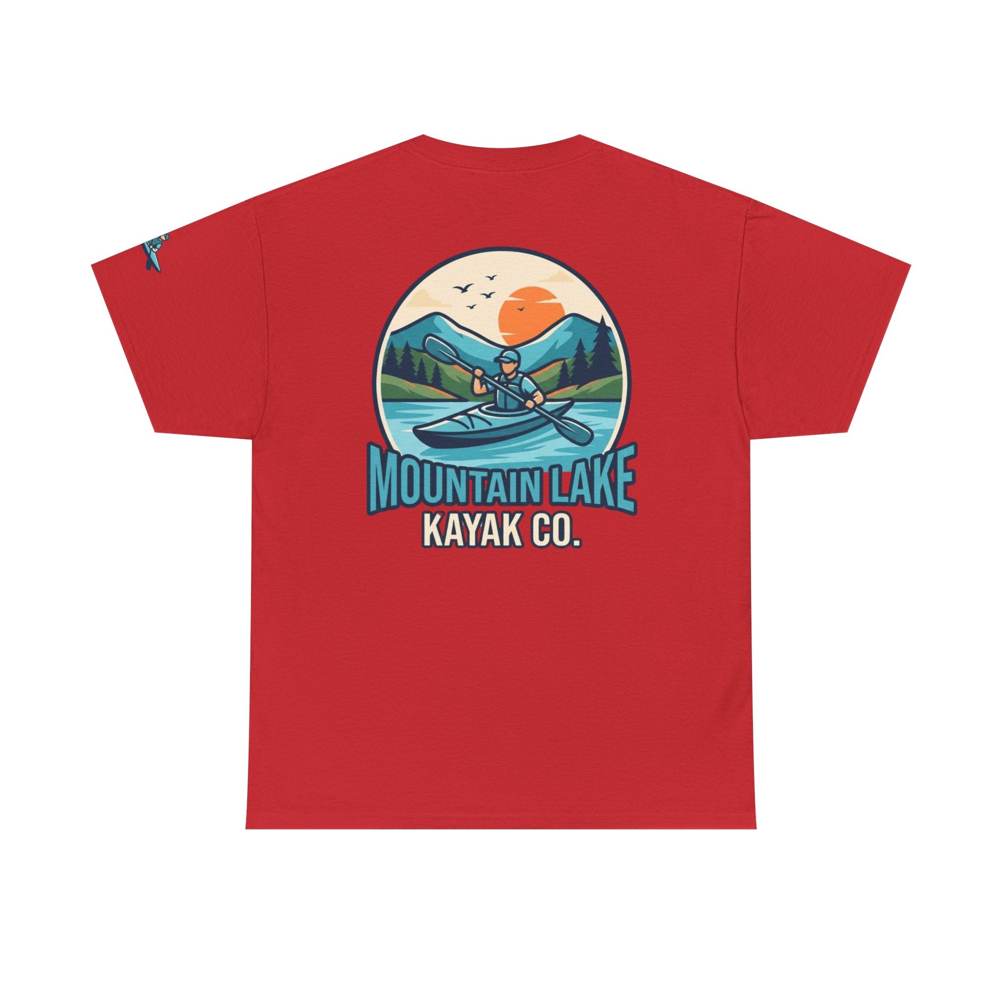 "Mountain Lake Kayak" Premium Graphic Tee