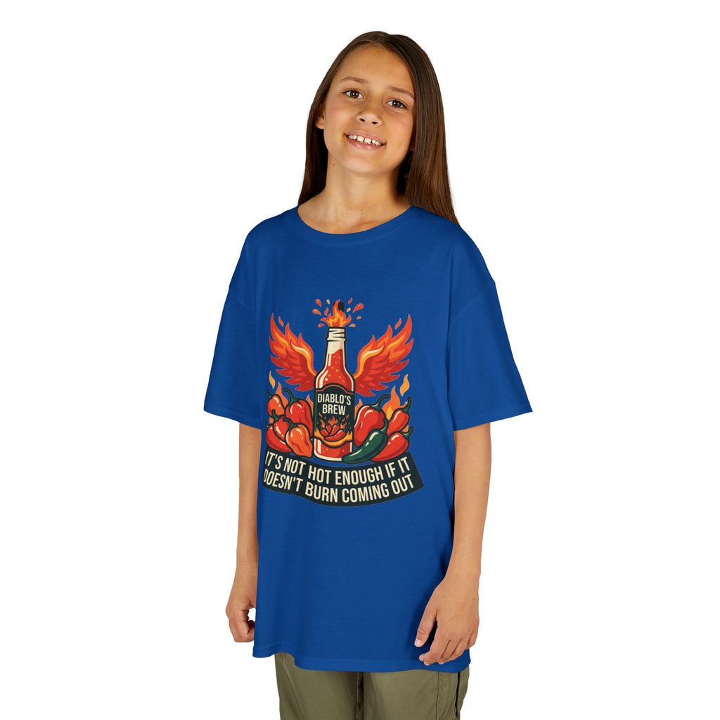 "Burns Coming Out" Kids Tee