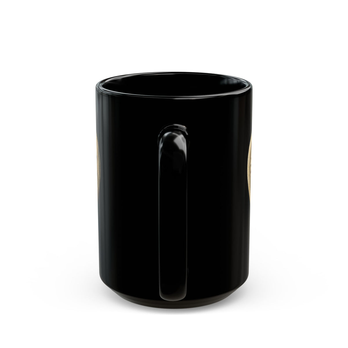 "I Luv The Beach" Black Ceramic Mug — Graphic
