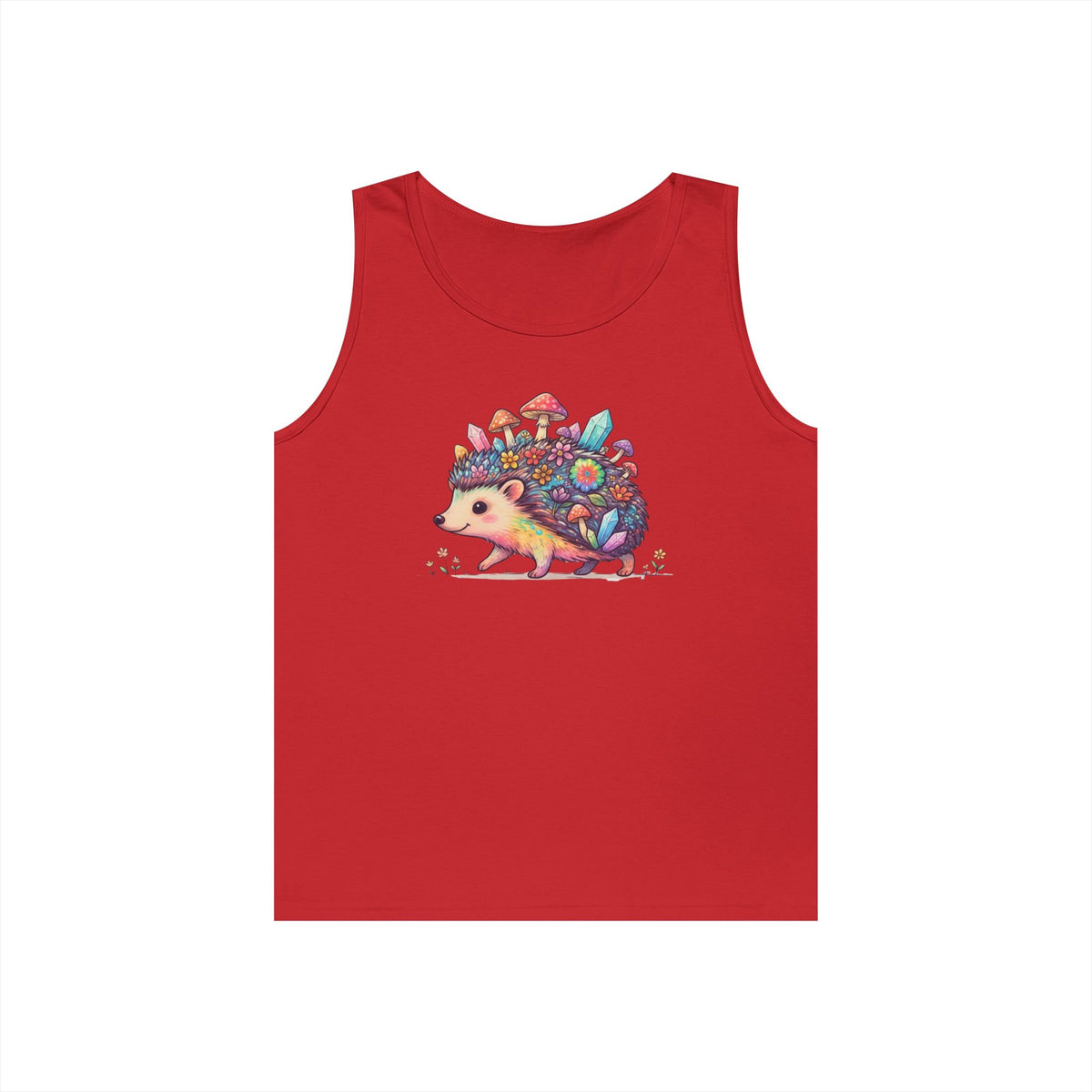 Color: Red | Hippy Hedgehog Tank Top