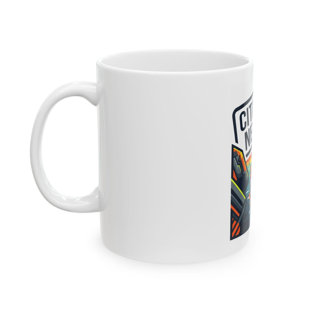 "Straight Of Hormuz is Open" White Ceramic Mug — Graphic