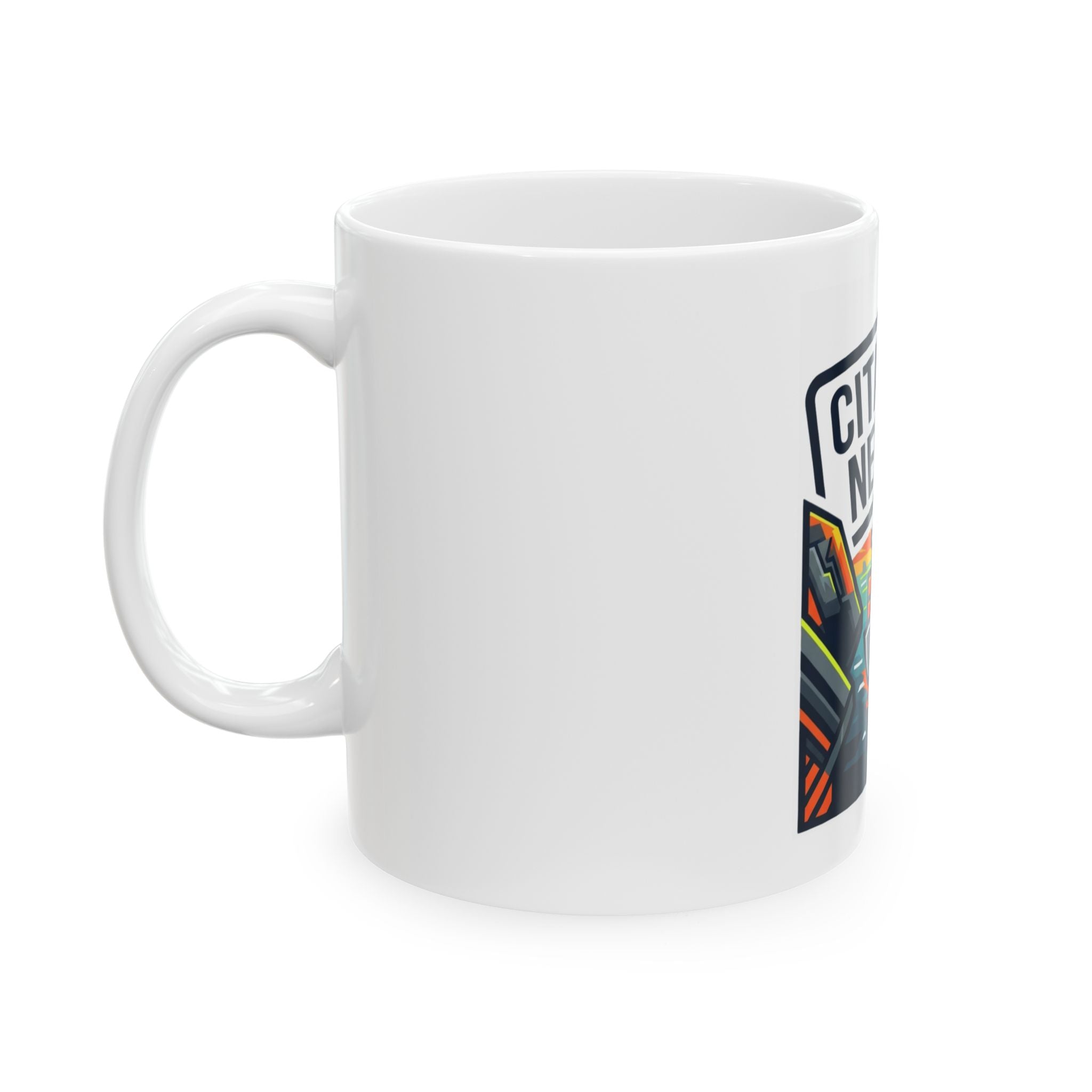 "Straight Of Hormuz is Open" White Ceramic Mug — Graphic