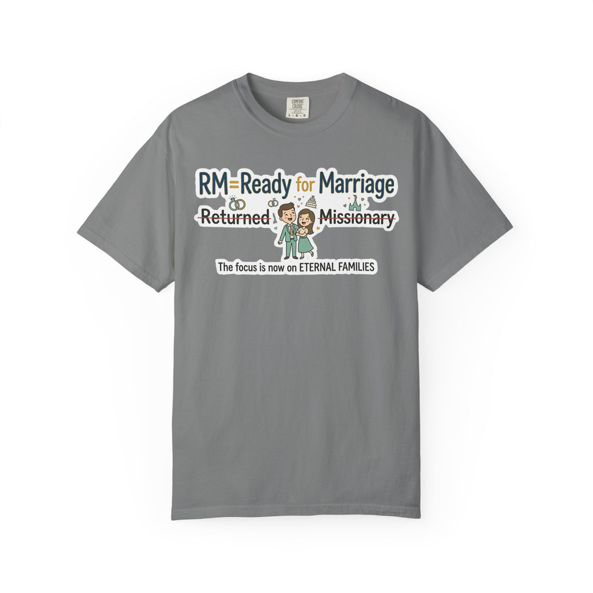 Color: Grey | RM: Ready for Marriage (Probably Not) | Garment-Dyed Tee — AttitudeShirts