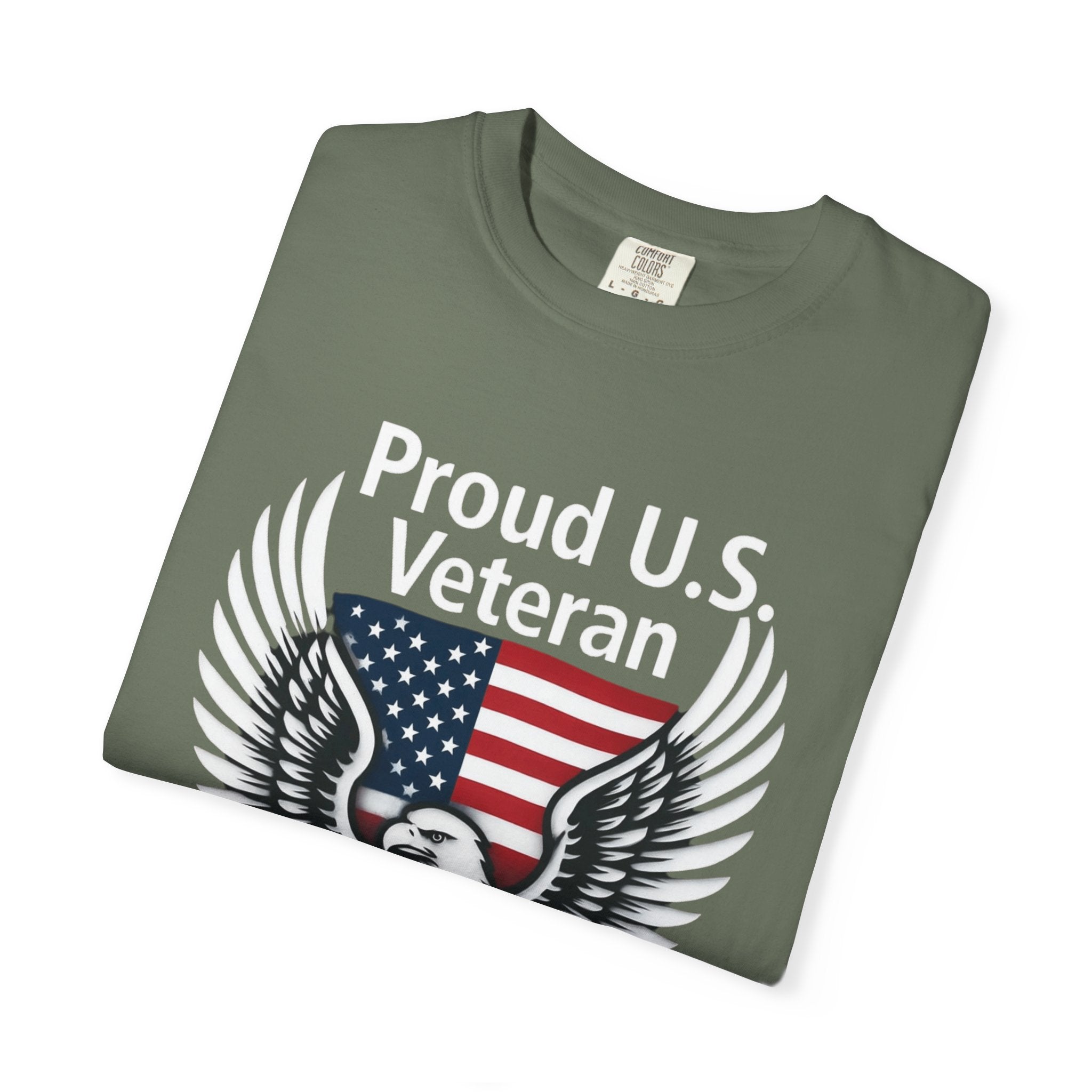 "Proud Veteran" Unisex Garment-Dyed T-shirt