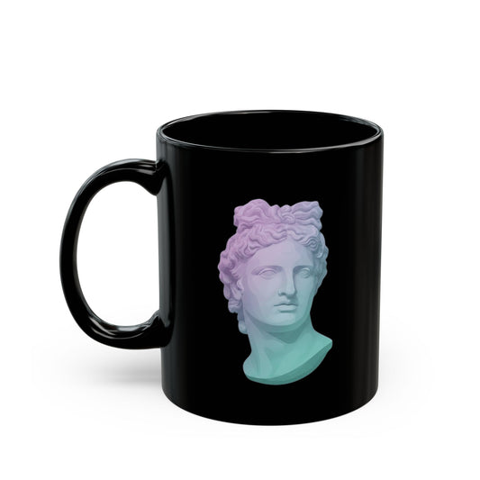 "Dreamscape" Black Ceramic Mug — Graphic