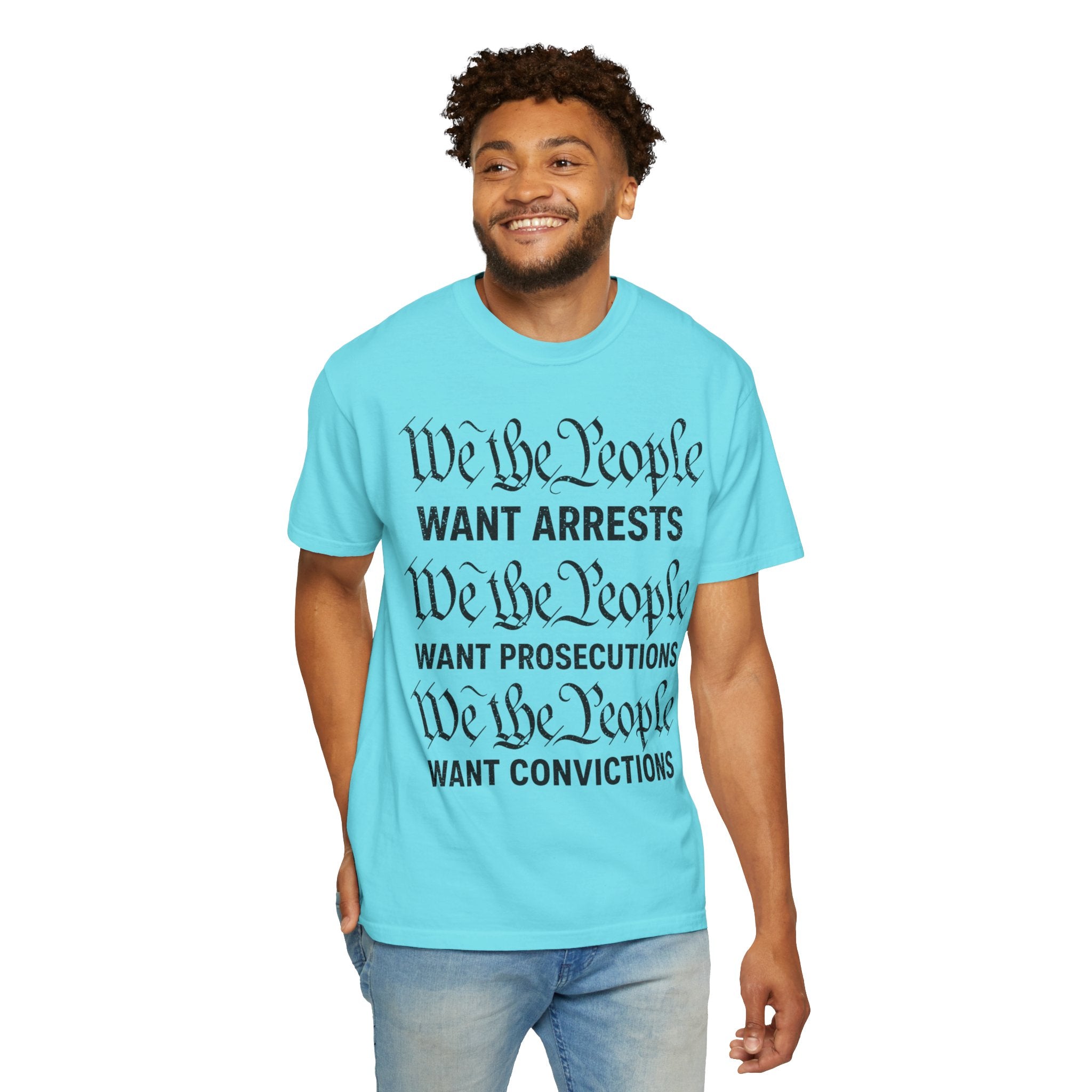 "We the People" Unisex Garment-Dyed Tee