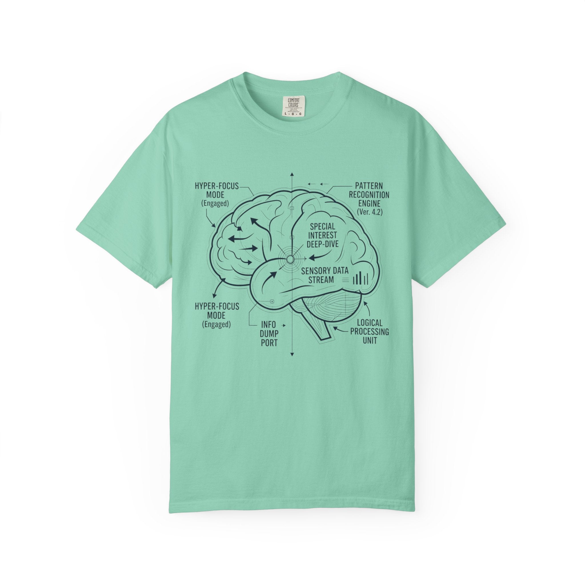 "Not Broken" Unisex Garment-Dyed Tee