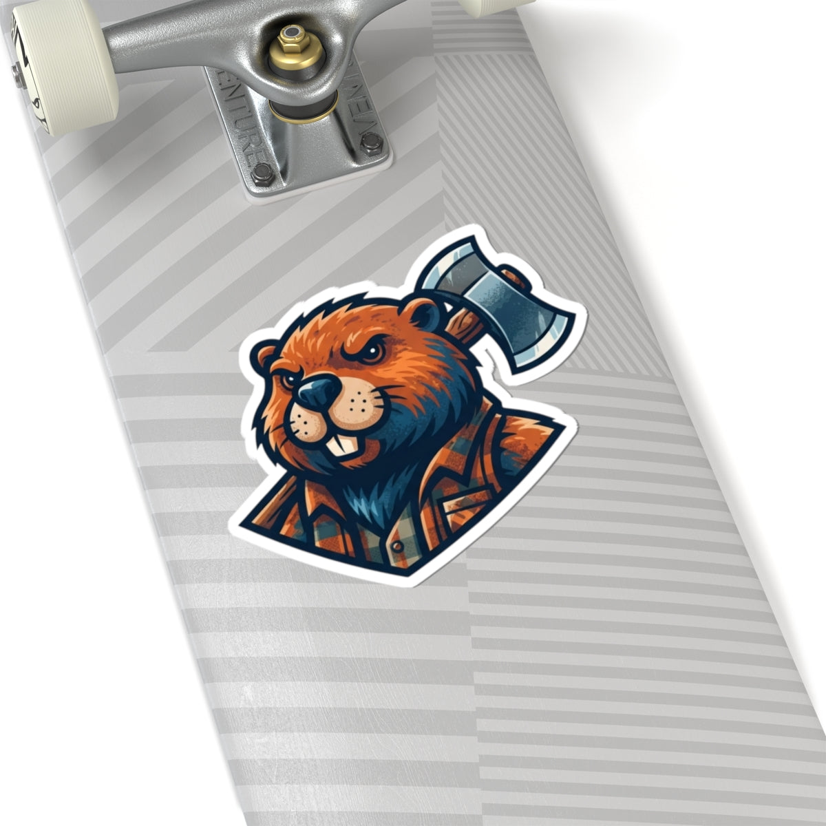 "In Desperate Need of Good Hard Wood" Sticker