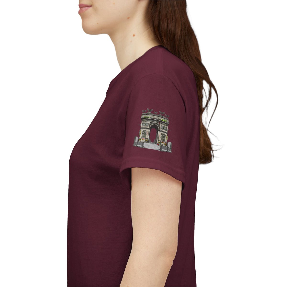 Color: Maroon | Top Grade Military Complex Premium Graphic Tee