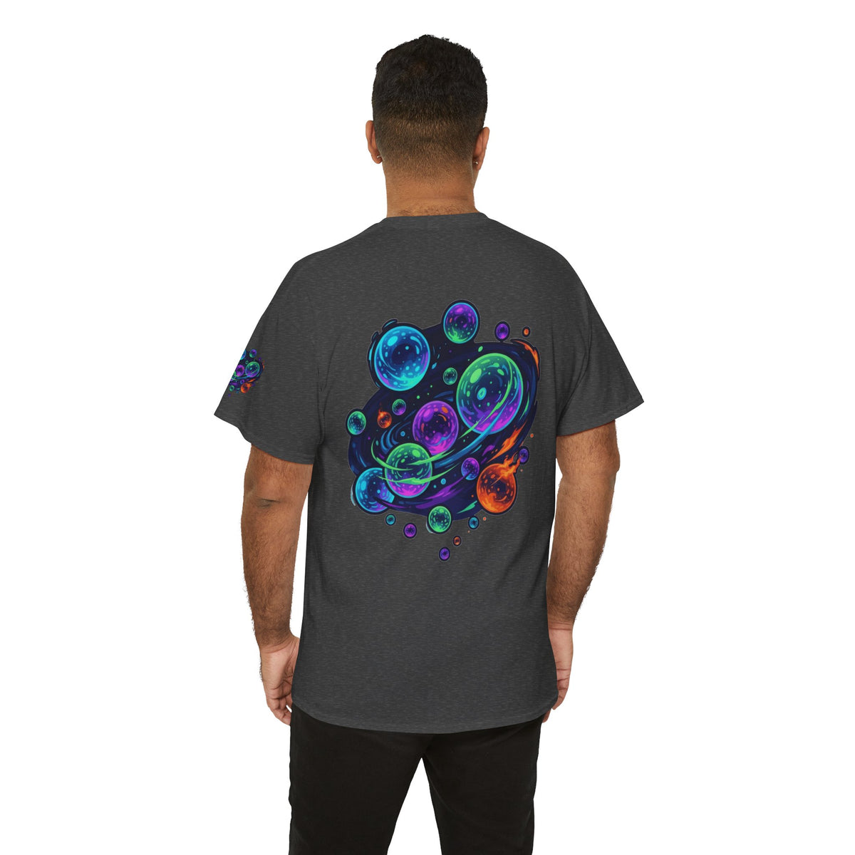 Color: Dark Heather | MinMin Lights (Australian Folklore) Premium Graphic Tee
