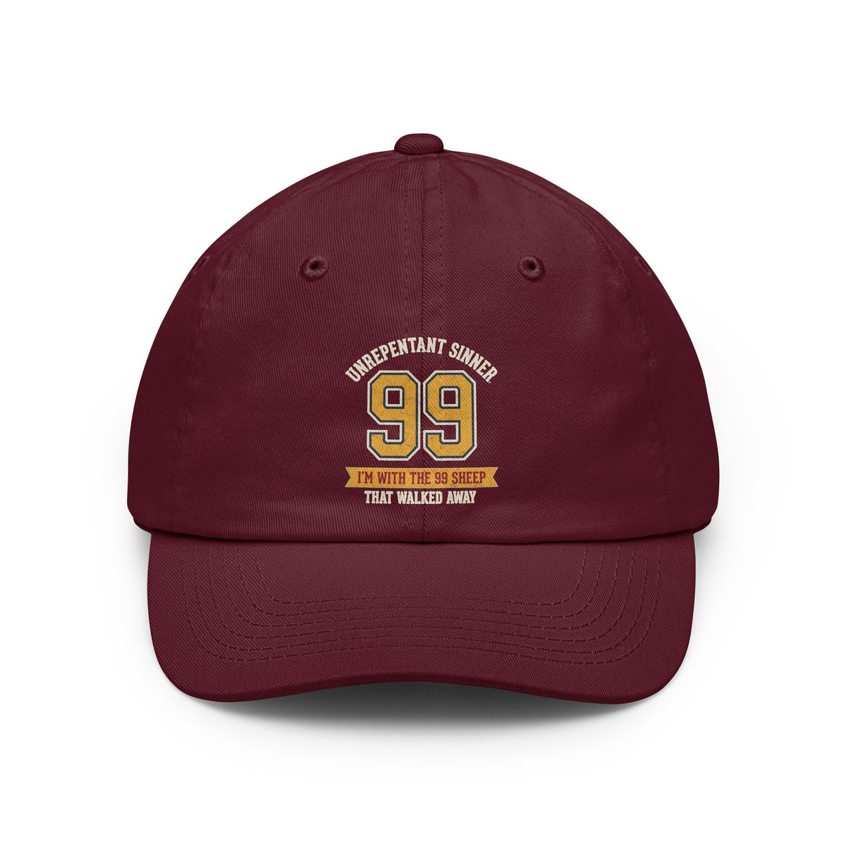 Color: Maroon | Good Book Series 99 Unrepentant Sinner Dad Hat