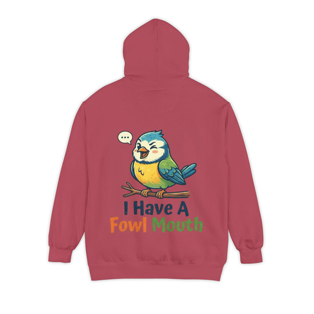 "Fowl Mouth" Garment-Dyed Hoodie
