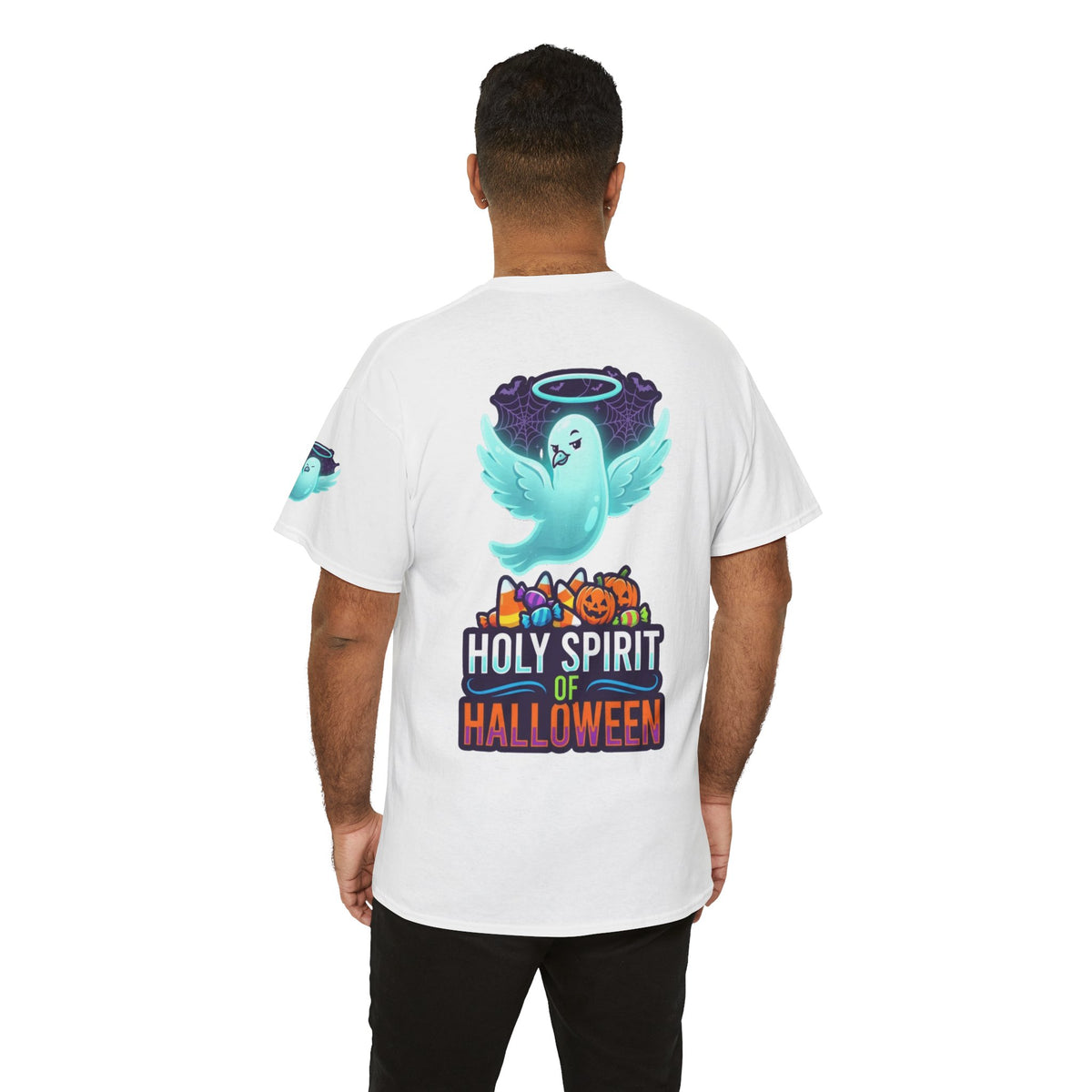 Color: White | Holy Spirit of Halloween Premium Graphic Tee