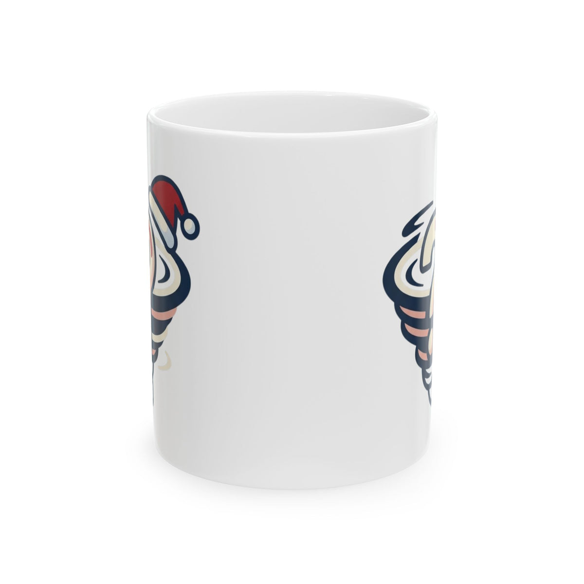 "Mystery On 34th Street" White Ceramic Mug — Graphic