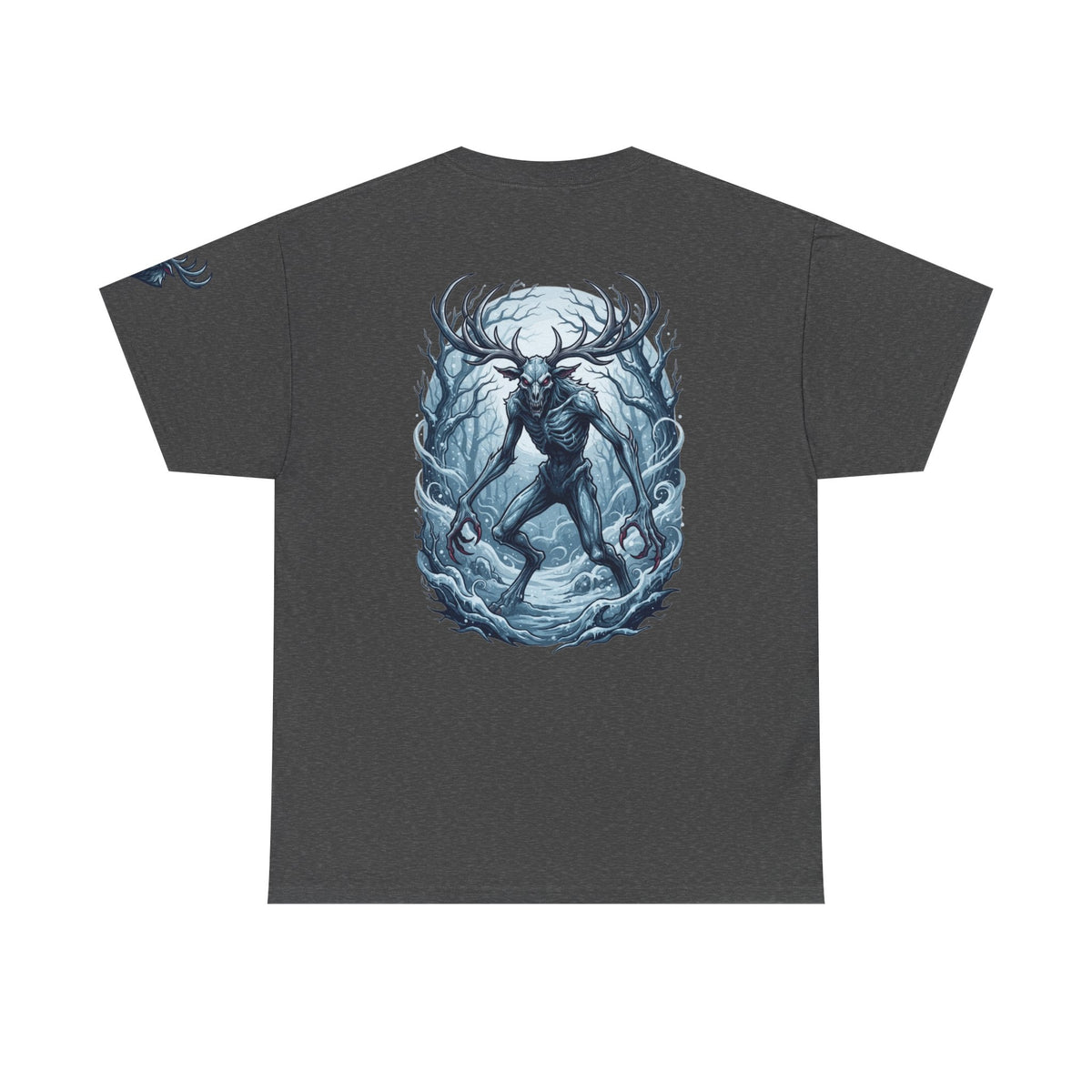 Color: Dark Heather | Wendigo (Algonquian Folklore) Premium Graphic Tee