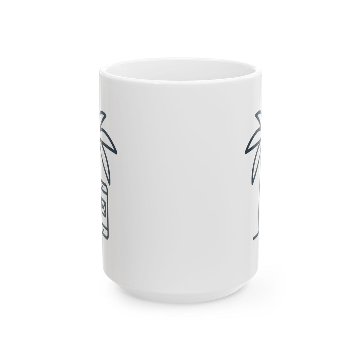 "Out of Office" White Ceramic Mug — Graphic
