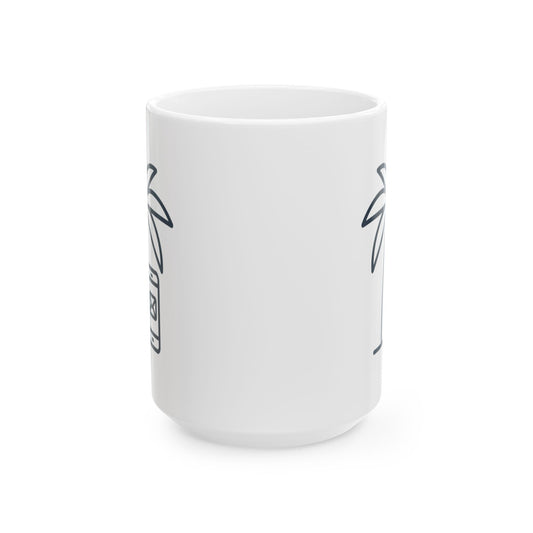 "Out of Office" White Ceramic Mug — Graphic